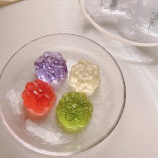 【Ciel cake】和菓子風クリアキャンドル